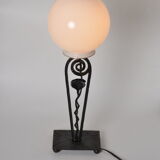 Art Nouveau globe lamp