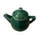 Théière vintage verte