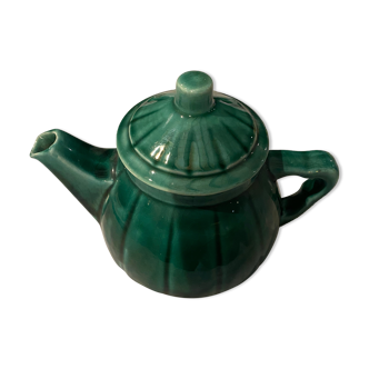 Vintage green teapot