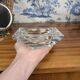 Crystal Pocket or Candle Holder by JG Durand Contemporary Art Deco Style