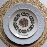 6 Gien cheese plates