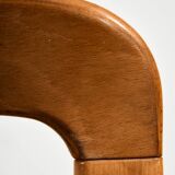 Beech dining set by Bruno Rey for Kusch & Co., Set of 7