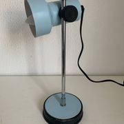 Vintage 1960s Veneta Lumi sky blue desk lamp - 30 cm