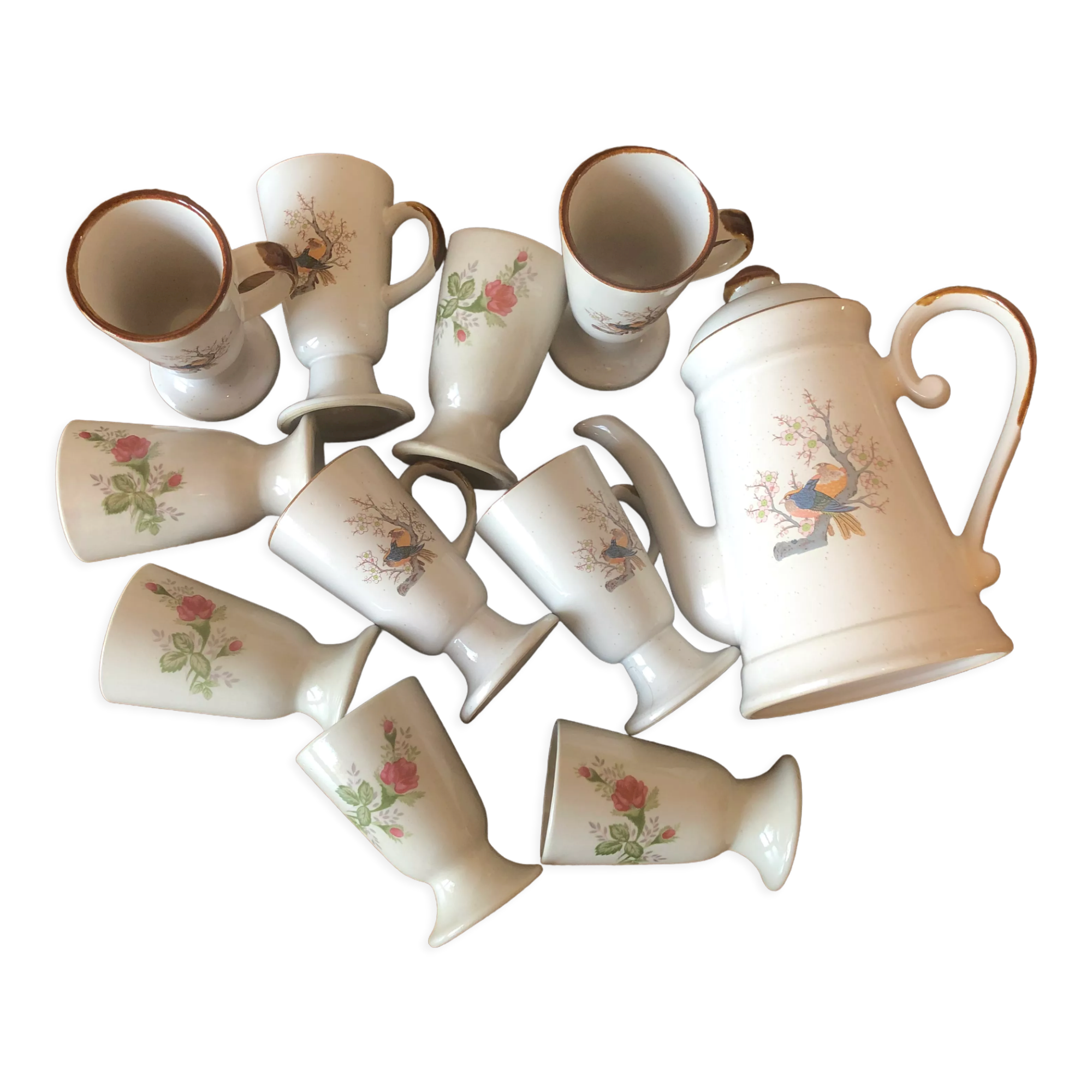 Service mazagrans mismatched sandstone