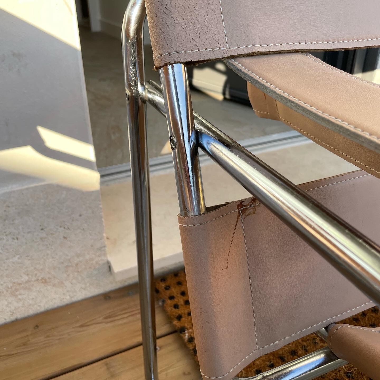 Pair of Wassily armchairs by Marcel Breuer