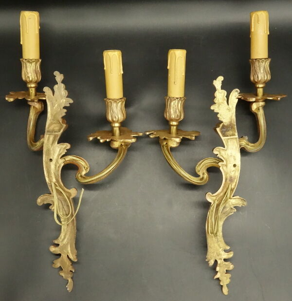Pair of Louis XV style appliques