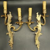Paire d'appliques style Louis XV