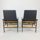 Pair of Vintage Adjustable Armchairs, Czechoslovakia, 1970's