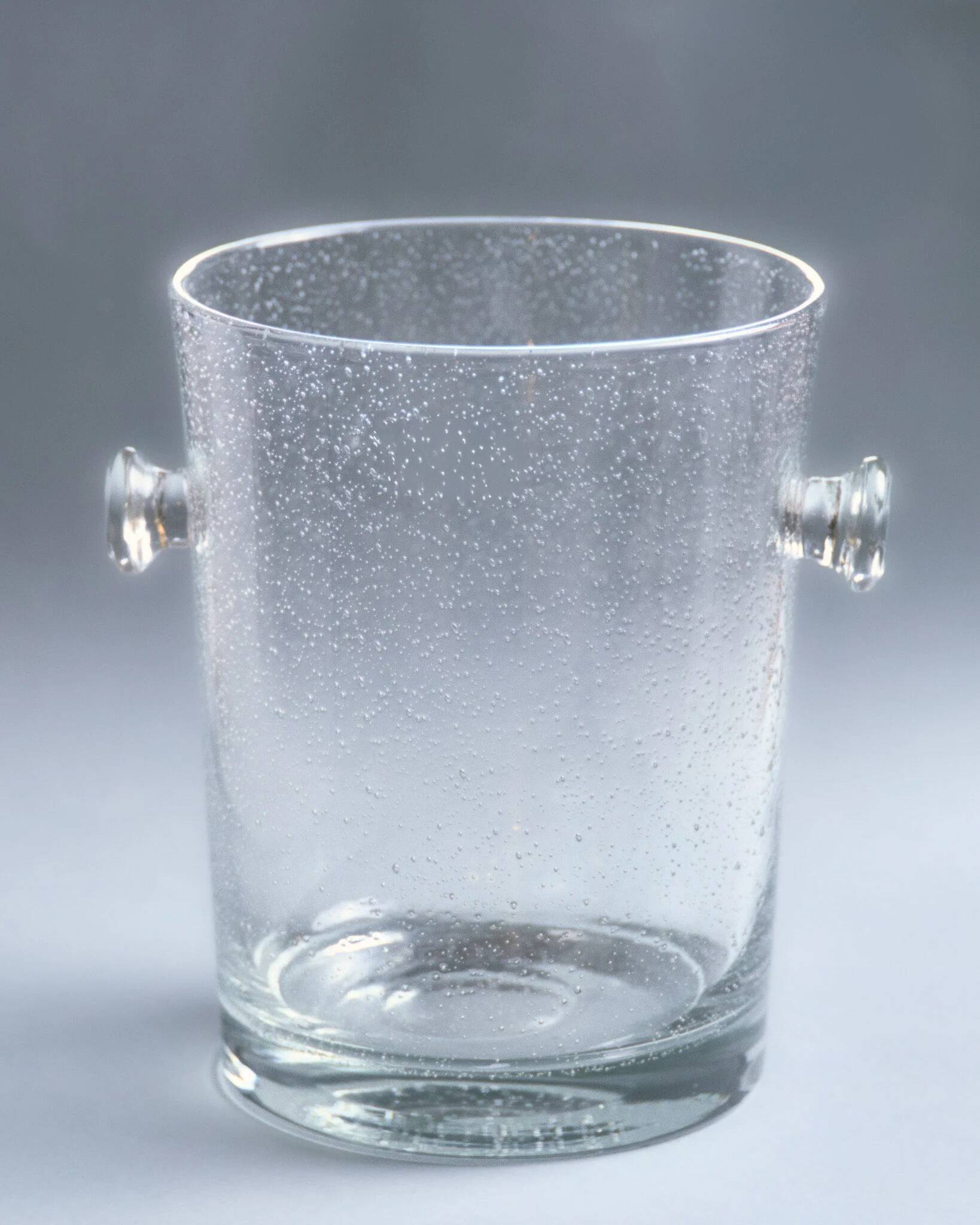 Bubble glass champagne bucket, Romanart, 1970s