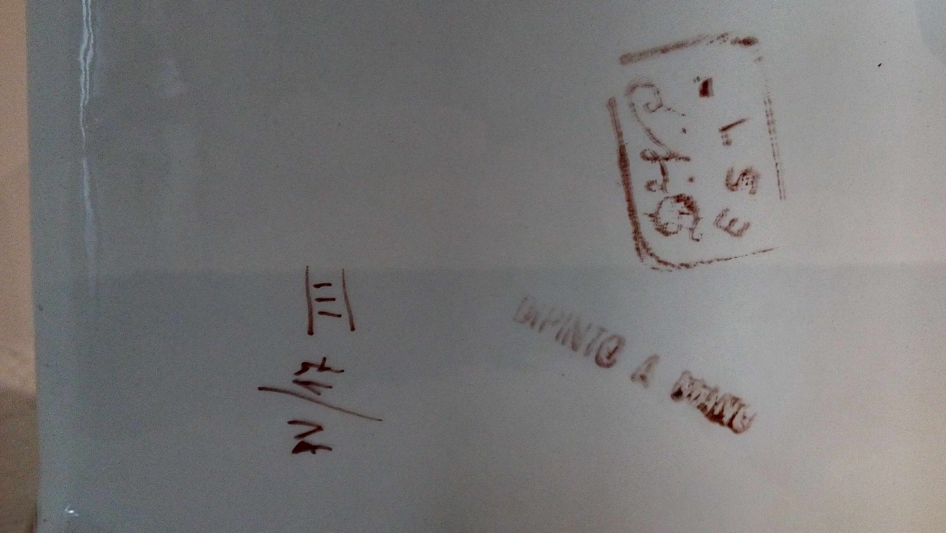 Italian ceramic garden pot