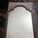 Antique gilded wooden mirror called gendarme hat h 64 / l 43.5 cm
