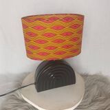 Abedi black ceramic table lamp