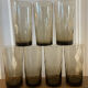 7 smoked glasses