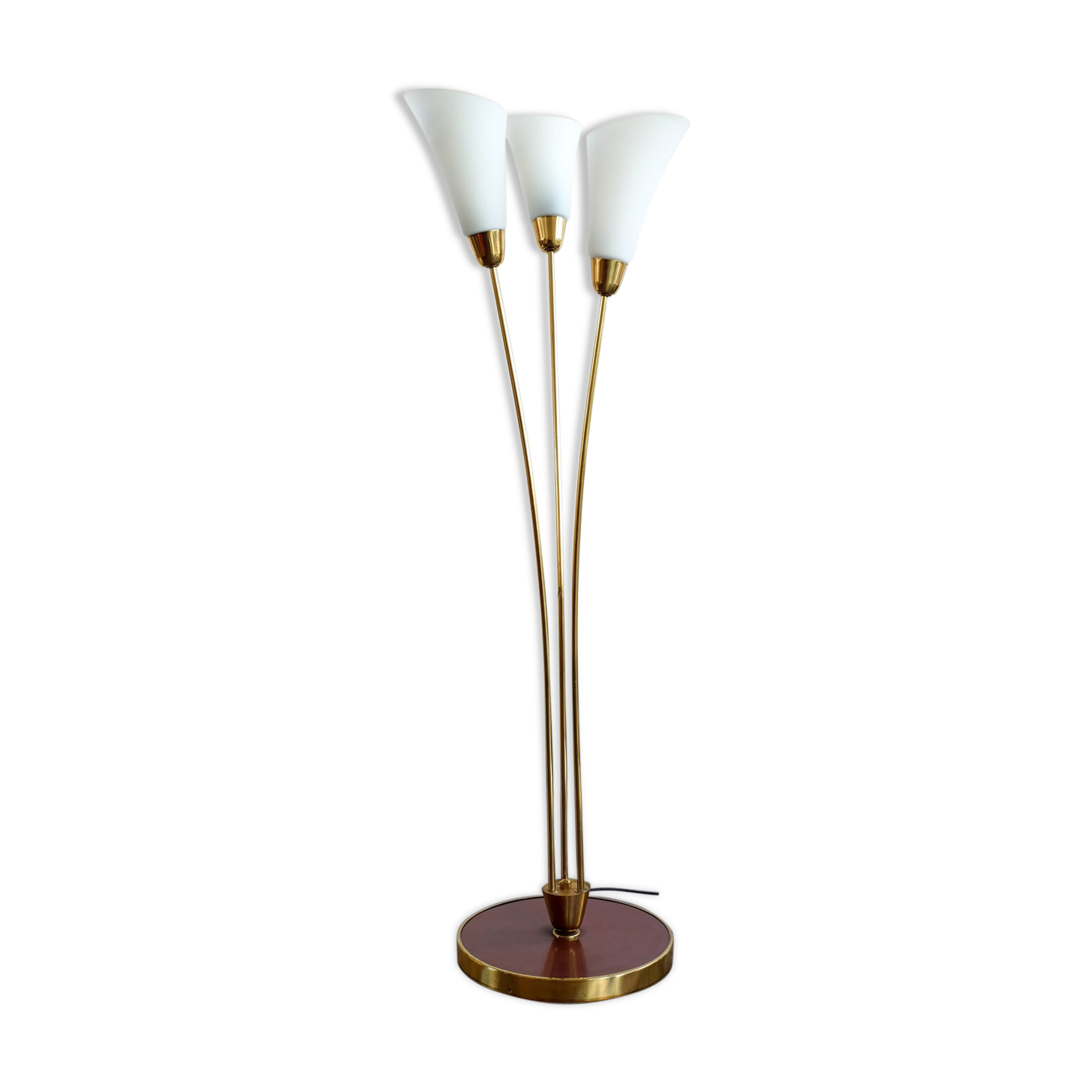 Vintage floor lamp three rods