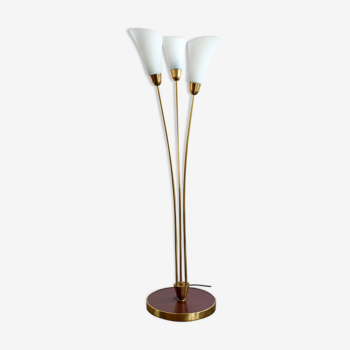 Lampadaire vintage trois tiges