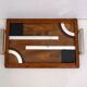 Art Deco graphic plateau