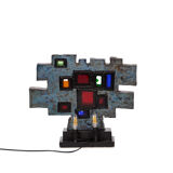 Auguste Harzic, Ceramic and glass sculpture, year 1968