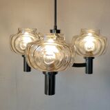 Chrome chandelier from the 70s