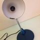 Desk lamp metal blue duck and chrome