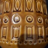 Ochre vase with handle, Scheurich Keramik, West Germany, 1960,70