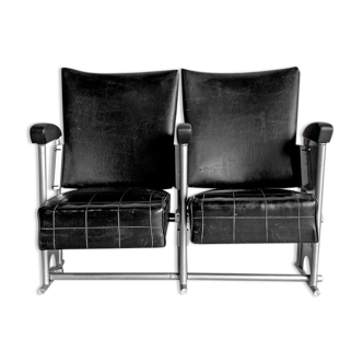 Vintage cinema bench 1960