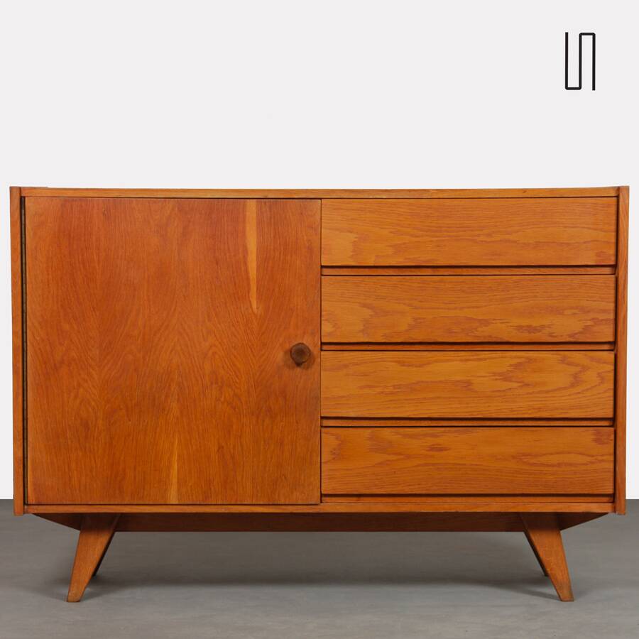 Commode vintage, Jiroutek pour Interier Praha, modèle U-458, vers 1960