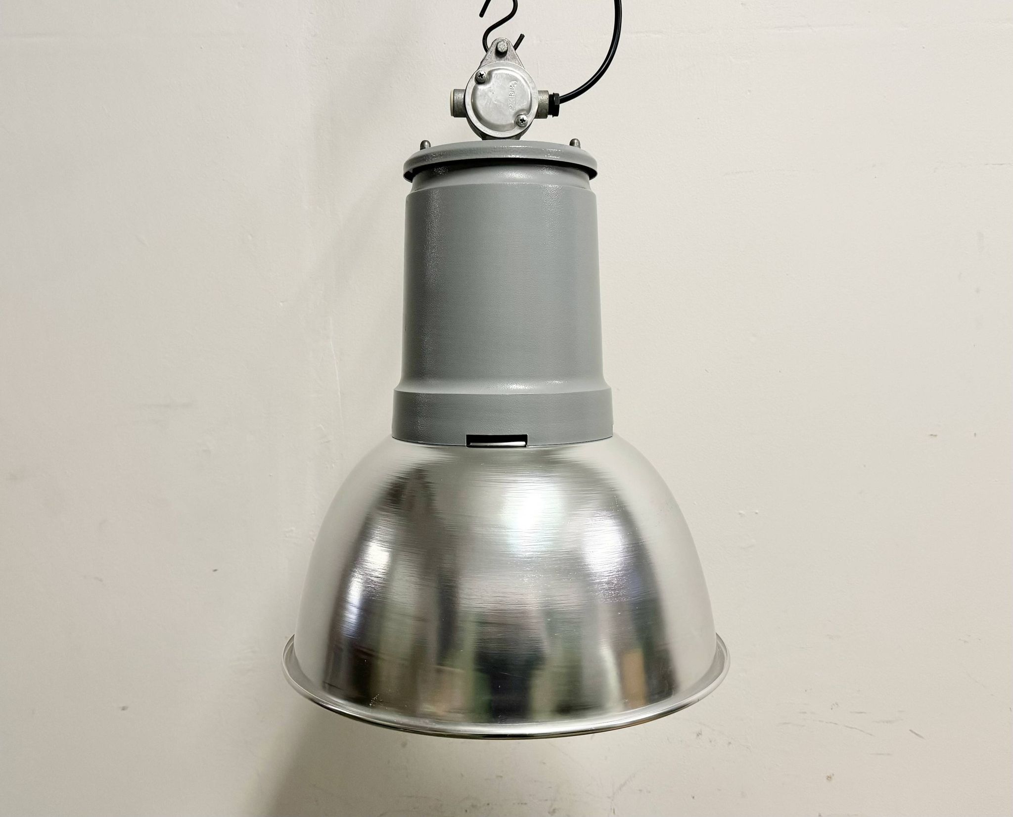 Industrial Italian Aluminium Pendant Lamp from Fael Luce, 1970s