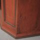 Bavarian wardrobe painted in solid pine, Folk Art, 19th century