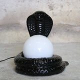 Vintage cobra snake lamp