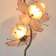 Hollywood Regency Lotus Flower Floor Lamp, Italian Design 1970s