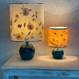 Lampe fleurs séchées