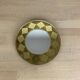 Miroir rond laiton doré vintage