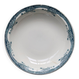 Plat de service rond et creux vintage faïence Saint Amand Nouvelle Usine Cé