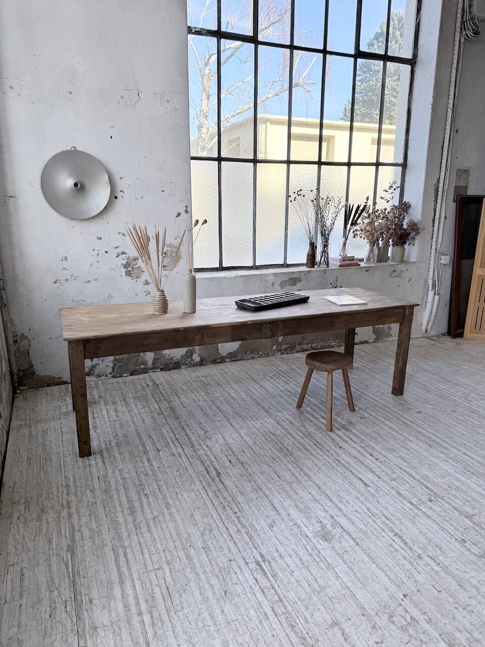 Farm table in pine 1950 250cm