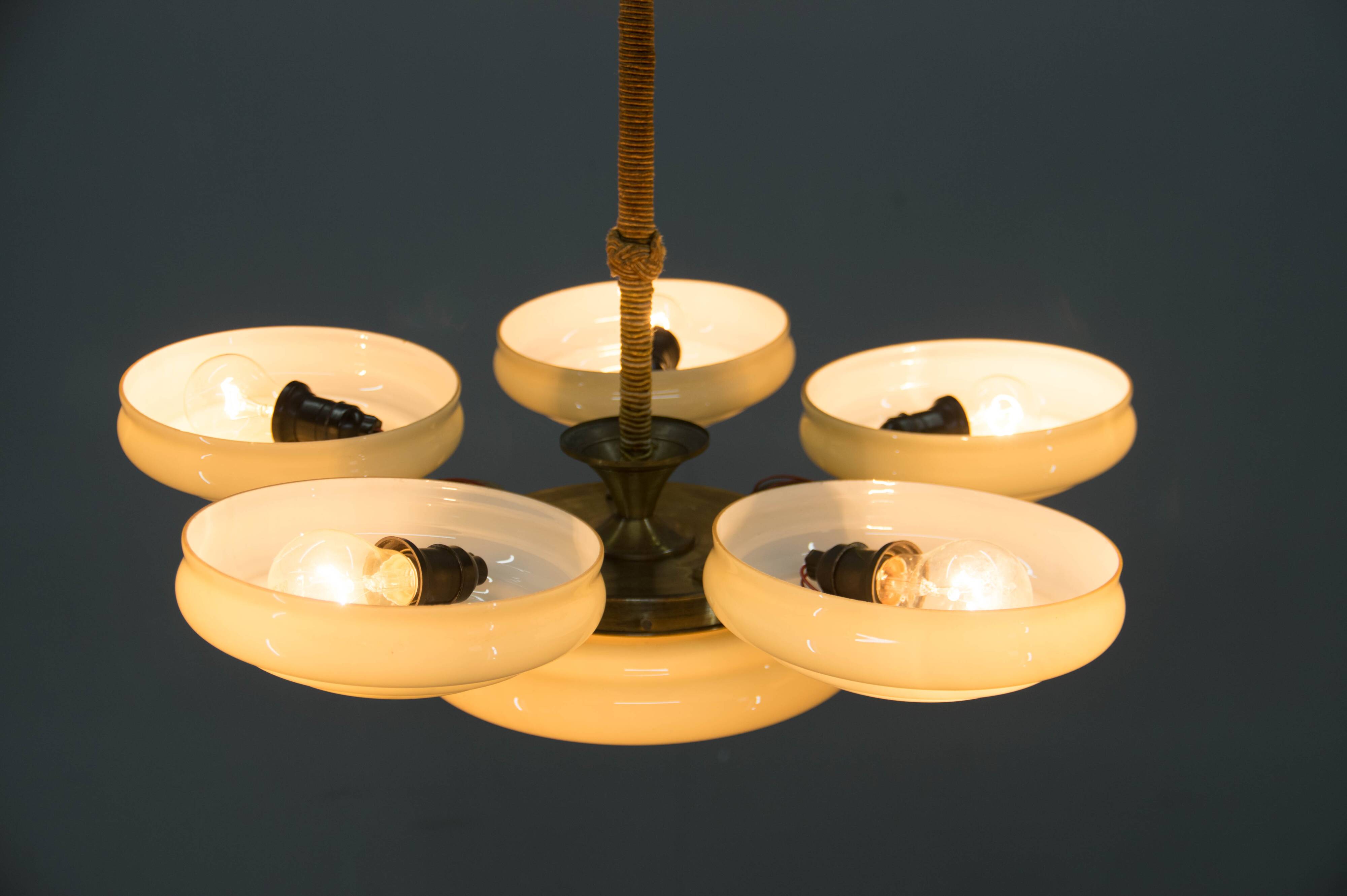 Art Nouveau Chandeiler, 1920s