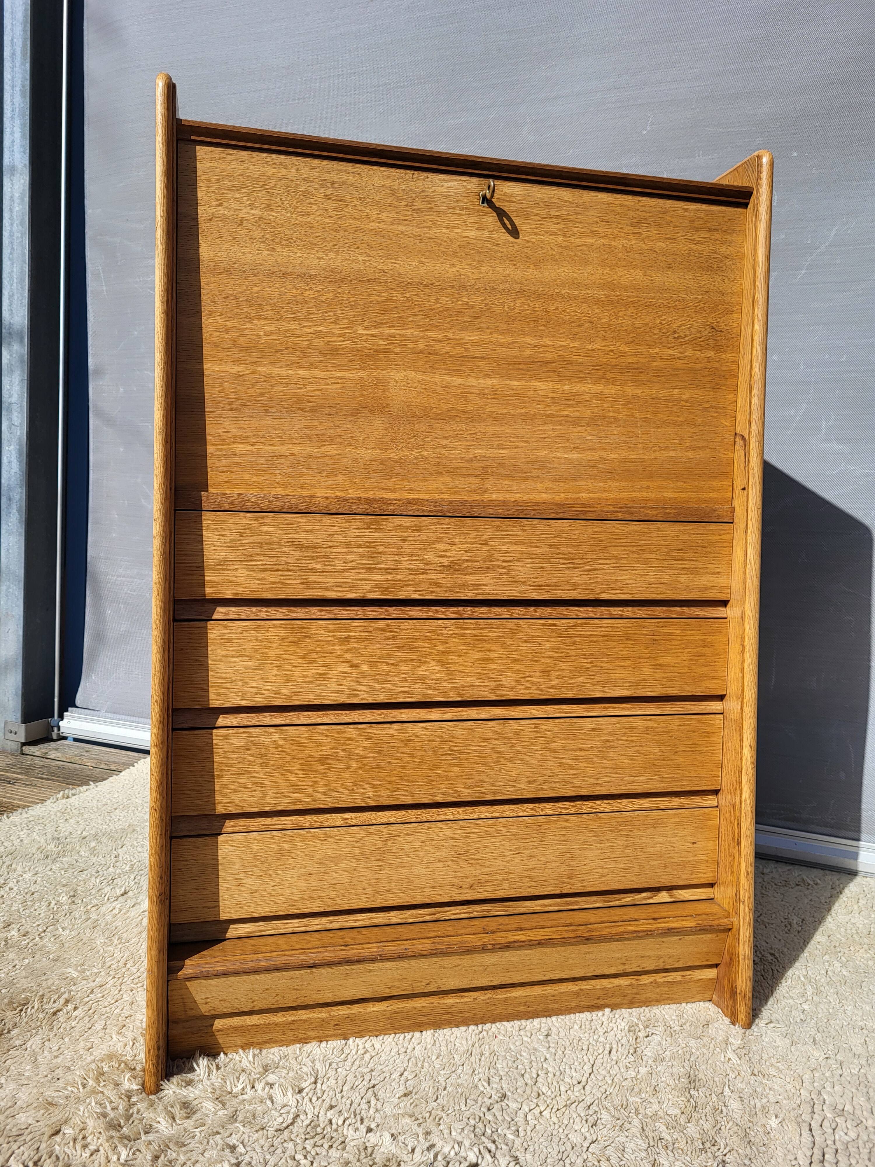 Meuble d'étudiant asymétrique Meyssignac Décorateur, 1950