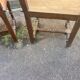 Lot de 5 Chaises en bois de style Louis XIII