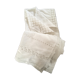 Net-style embroidered cotton tablecloth.