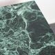 Green marble coffee table and vintage brass gold metal 60s
