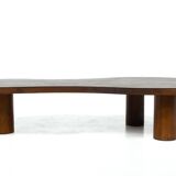 Organic Shaped Wooden Coffee Table, Contemporary, Italy