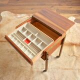 Scandinavian teak sewing box / worker 1960