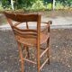 19th century children's high chair in solid wood