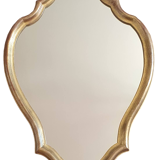 Gilded wooden mirror 71 cm