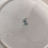 Trio of dishes: Salad bowl, Vegetable dish & Deep plate Faïence de Lyon Model