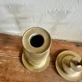 Pair of brass candlesticks