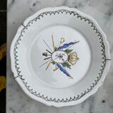 Assiette décorative en faïence