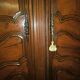 Louis XV period wardrobe in solid walnut