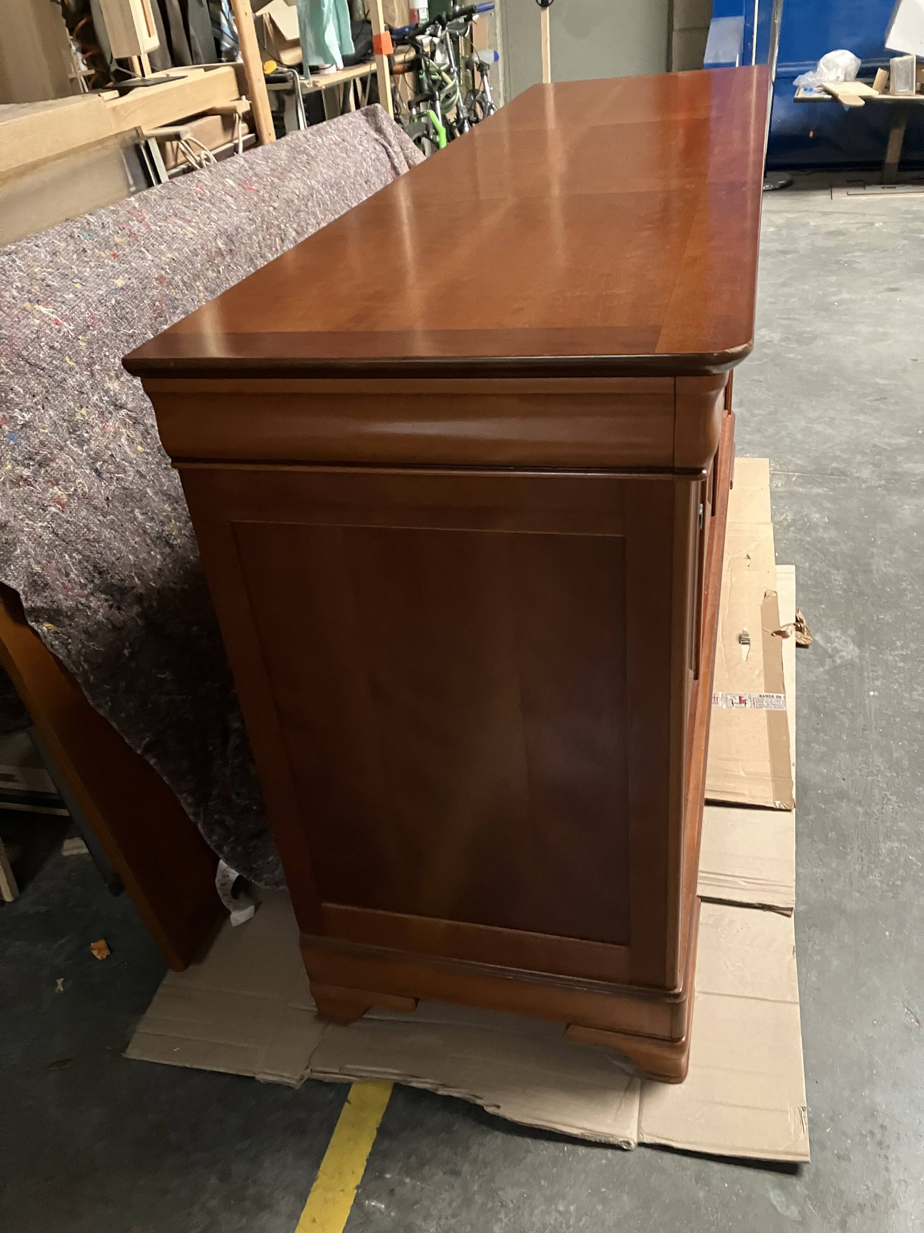 Buffet + mirror Louis Philippe