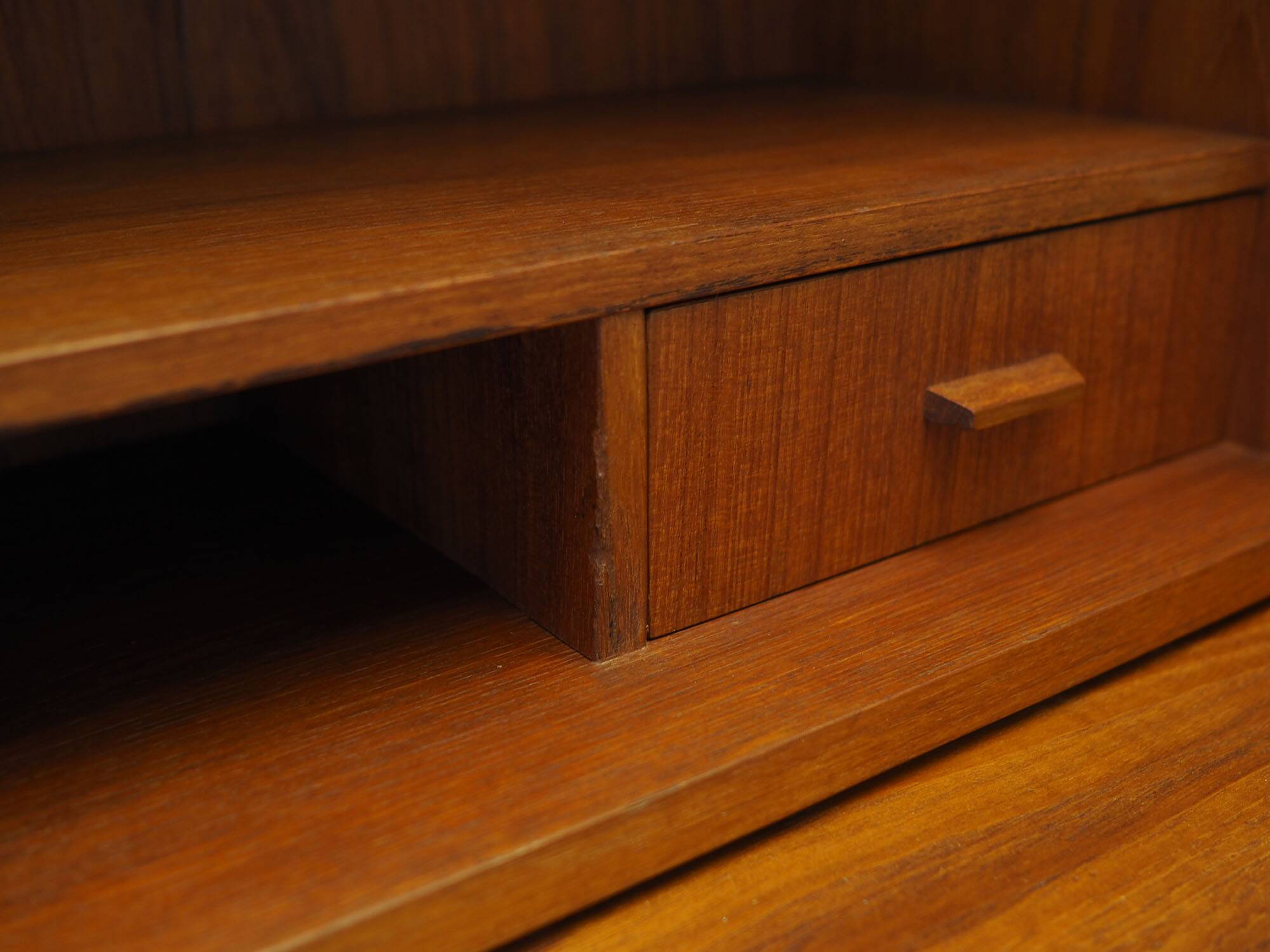 Teak secretary, Danish design, 1960s, production: Denmark