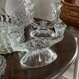 Glass candle holders